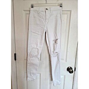 American Eagle Women’s 4R White Next Level Stretch Skinny Denim
